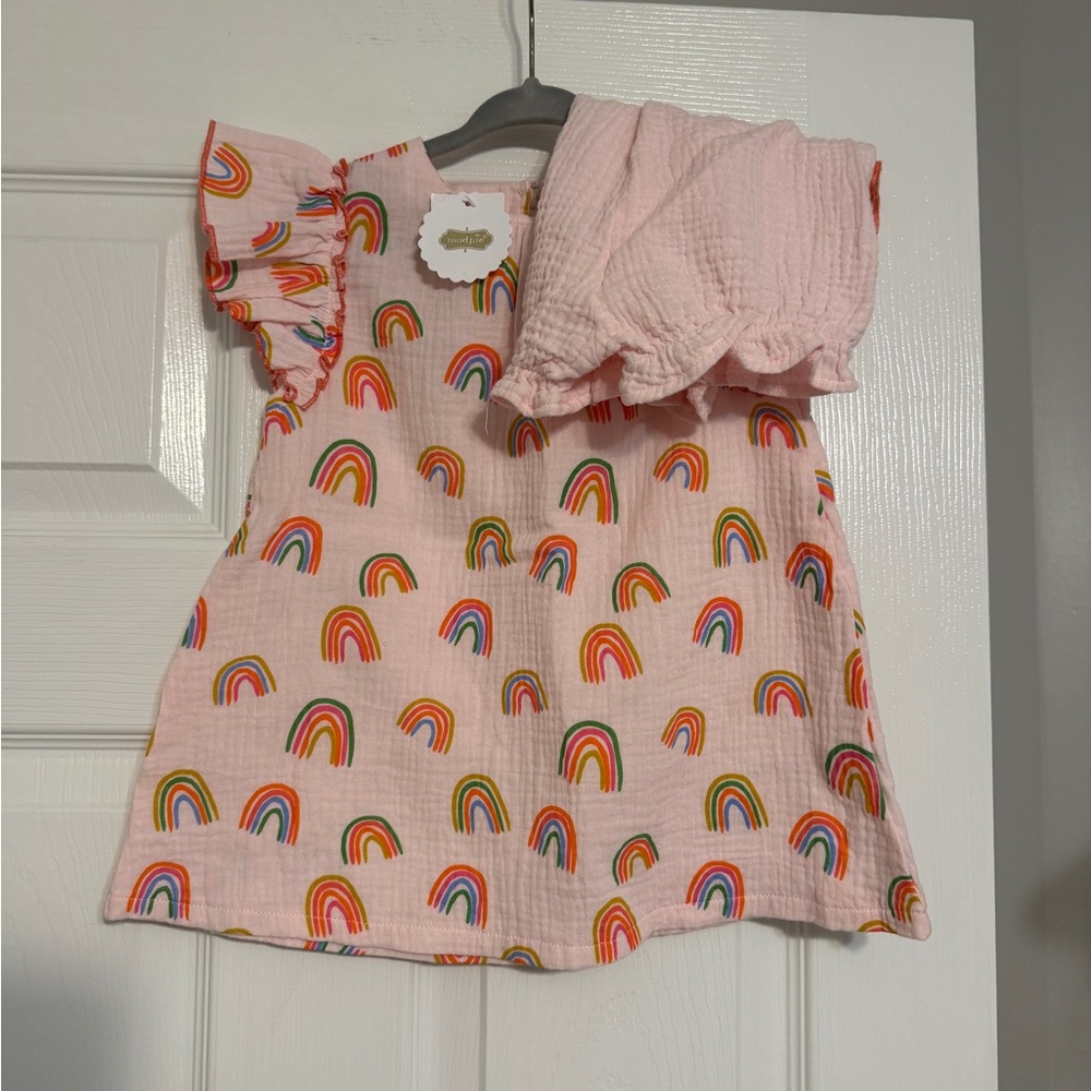 NWT Mud Pie Rainbow Set